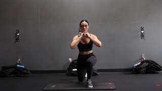 Alternating reverse lunge squat