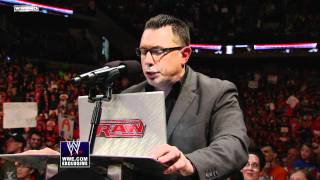 WWE.com Exclusive: Raw's anonymous GM with a major announcement