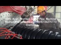 hdpe krah pipe continuous extruding machine with bell and spigot