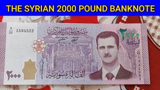 Syria 2000 Pounds Banknote - Syria Currency - Currency Universe Shorts