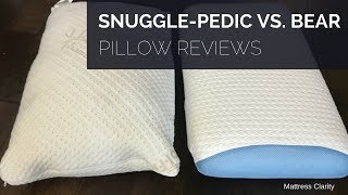 Pillow Reviews: Snuggle-Pedic vs. Bear