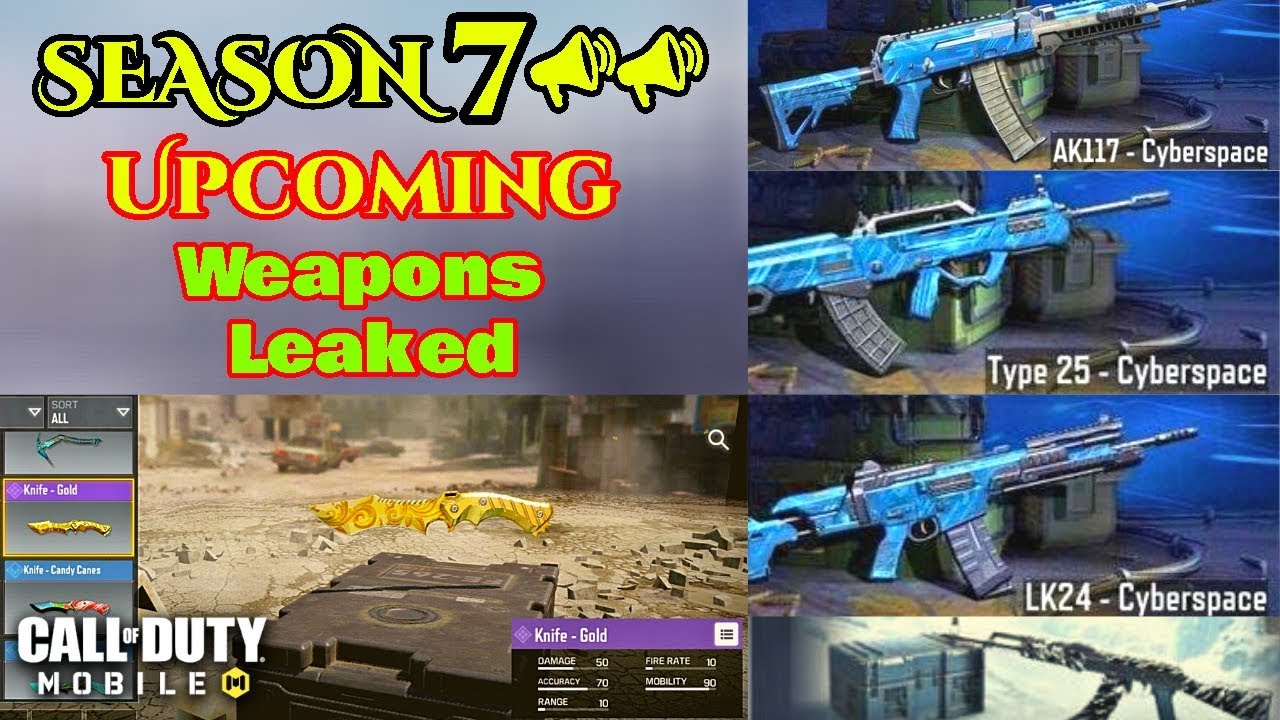 рџ јseason 7рџ ј Upcoming Weapons Leaked S7 Cod Mobile S7 Leaks Call Of
