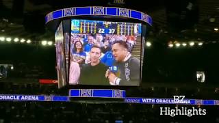 The Warriors & Steve Nash Give Dirk Nowitzki Tribute Video & Standing Ovation!