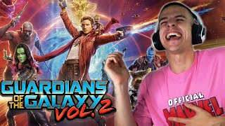 DRAX IS HILARIOUS! Guardians Of The Galaxy VOL.2 (2017) Movie Reaction! FIRST TIME WATCHING!