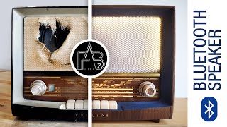 I turned an OLD RADIO into a BLUETOOTH speaker.