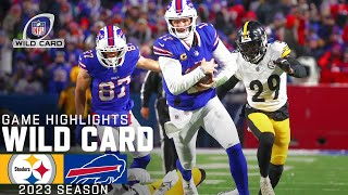 Pittsburgh Steelers vs. Buffalo Bills Game Highlights | NFL 2023 Super Wild Card