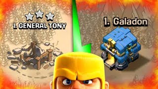 GENERAL TONY vs GALADON! - YOUTUBER HEAD TO HEAD! - Clash Of Clans