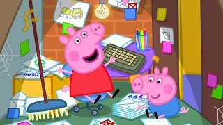 Peppa's Office Under The Stairs! 💼 | Peppa Pig Official Full Episodes