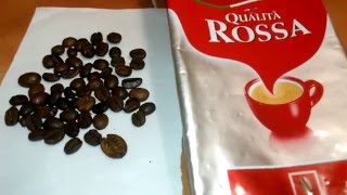 Lavazza Qualita Rossa coffee beans review.