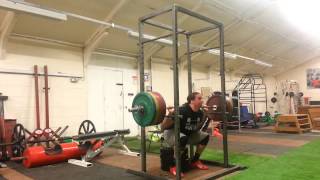 250kg squat, 285kg x 5 SLDL (PB)