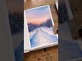 Paint a Colorful Winter Landscape