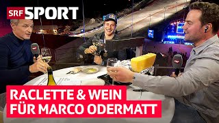 Abfahrtsweltmeister Odermatt feiert wie ein Champion! 🥳 | SRF Sport