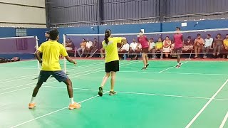 SENTHILVEL SANIA Vs SASI GNANADHA Mixed Doubles Semifinals Tamil Nadu State Ranking Badminton 2020