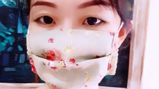 How to make a fabric mask / Simple easy sewing mask / マスクはどうやって作 마스크 만들기  布口罩教学