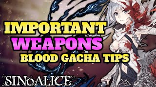 SINoALICE - Lookout for these \u0026 blood gacha tips