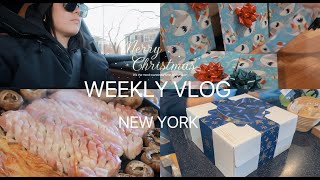 VLOG｜圣诞节前反反复复生病的2周｜下雪的圣诞🎄