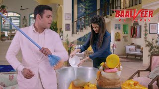 अन्नया ने सबको खिलाया जादुई रायता, बालवीर ने झाड़ू से की पिटाई || Baalveer Returns