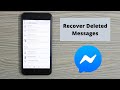 How to Recover Deleted Messages on Messenger (Update) | Retrieve Deleted Messages