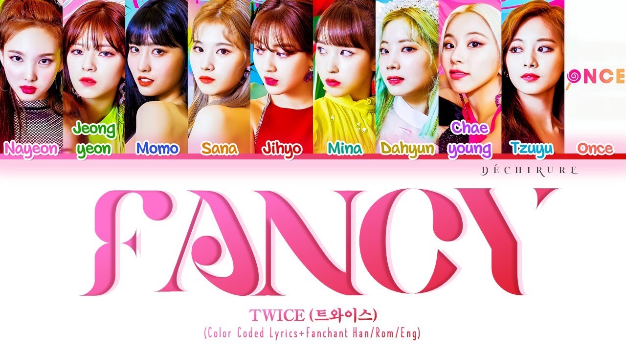 TWICE (트와이스) - FANCY Lyrics + Fanchant (Color Coded Han/Rom/Eng) - YouTube