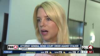 Florida AG Bondi gets keep-away order for alleged stalker