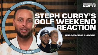 Steph Curry on his hole-in-one, CP3's arrival, NBA In-Season Tournament & Caddie Klay⁉😂 | NBA Today
