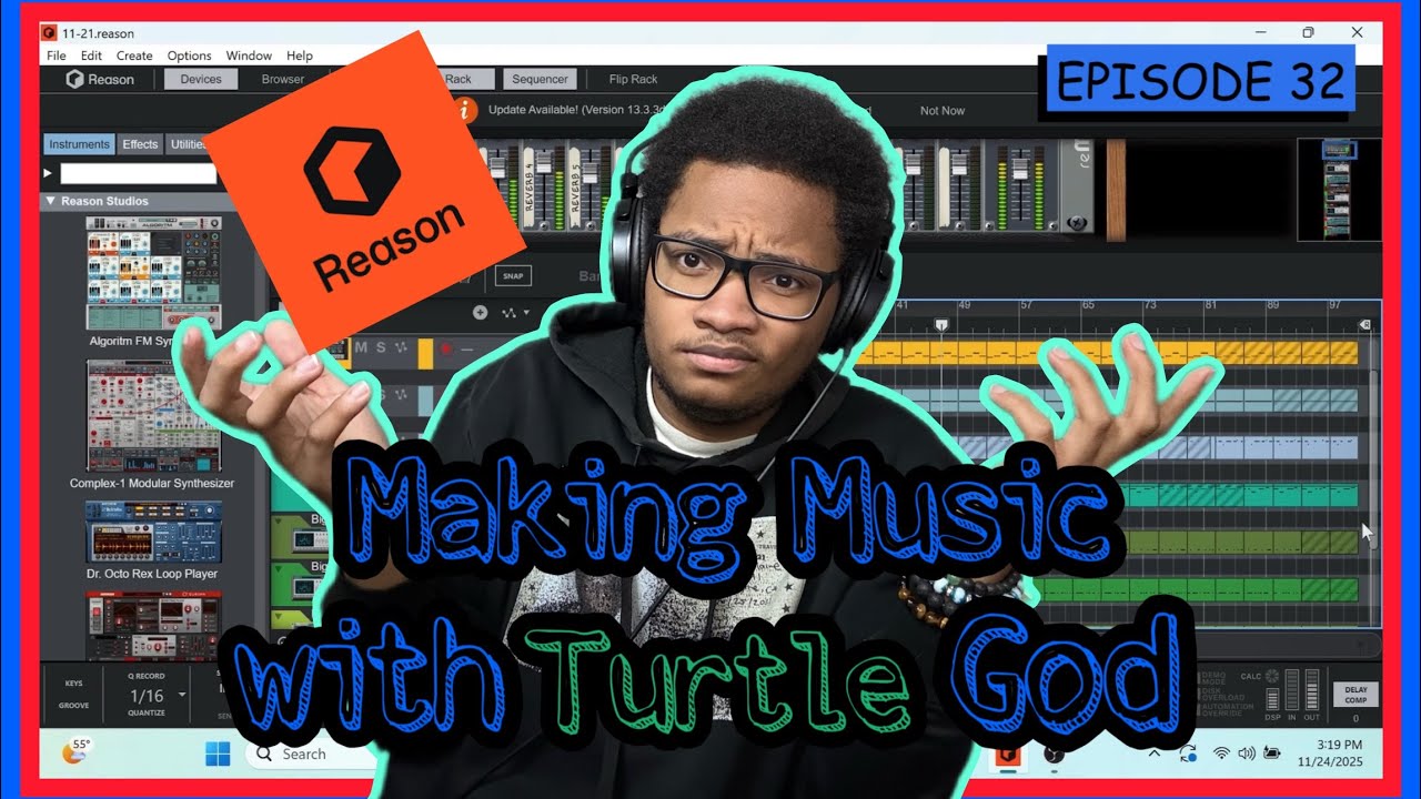 Just Seeing What I Can Create Making Music W Turtle God Ep 32