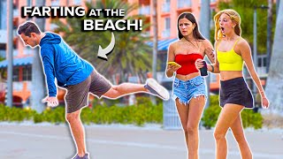 Funny Fart Prank in FLORIDA! Farting Frenzy at the BEACH!