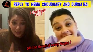 REPLY TO HEMA CHOUDHARY AND DURGA RAI