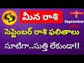 Meena Rasi phalalu 2024 in telugu| Meena rasi September 2024 |Pisces horoscope|Gurubrahma