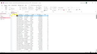 Sort a query in MS Access