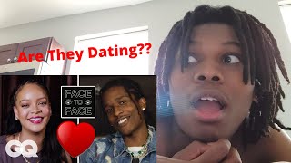A$AP Rocky Answers 18 Questions From Rihanna | GQ | Are They Dating?? (REACTION)