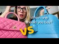 Which one wins? Battle of the bags CC vs LV!! Louis Vuitton Alma BB VS Chanel Coco Handle comparison