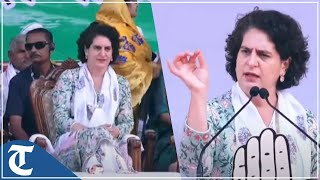 LIVE: Priyanka Gandhi addresses the public in Sidhi, Madhya Pradesh.