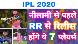IPL 2020 - List Of 7 Players Released By RR Before IPL Auction | MY Cricket Production