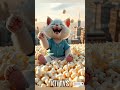 popcorns mayhem kitten s mess shocks father cat 🐾✨🚗 cat cattales funnycats