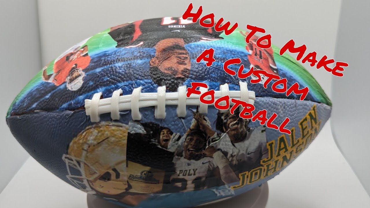 How To Make A Custom Football Youtube