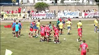 mishiko alania amazing try against ASM  ( Rugby / Espoirs (quarterfinal))