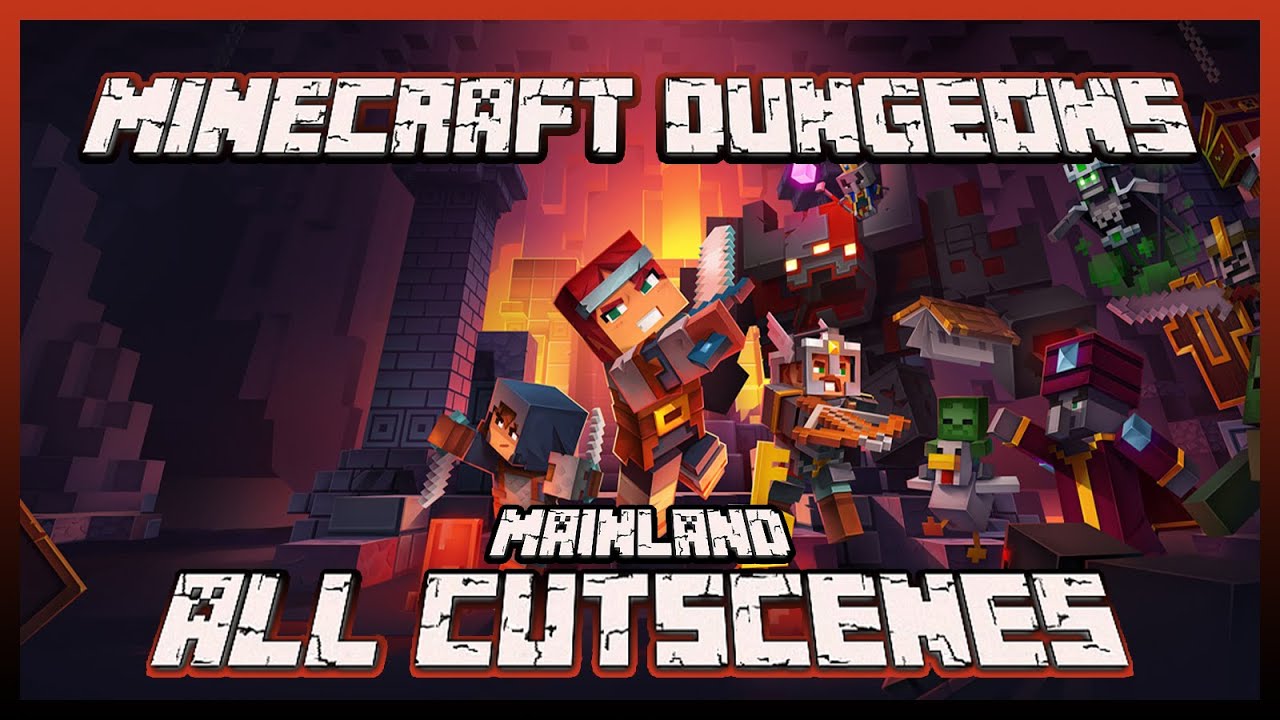 All Minecraft Dungeons Cutscenes: Mainland | Bonus: Arch-Illager Final ...