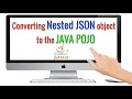 How to convert Nested JSON object to the Java POJO.(Databinding)