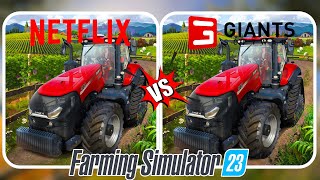 Fs23 Netflix Edition vs Fs23 Mobile Edition | Timelapse |