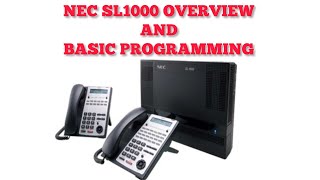 NEC SL1000 OVERVIEW AND BASIC PROGRAMMING