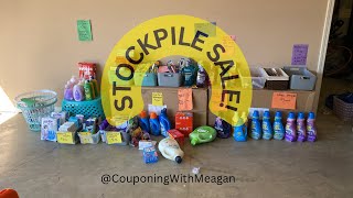 COUPON STOCKPILE SALE! 5 hours total! How much money did I make?!