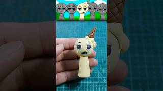 I made a Creamy Phase 4 from Incredibox Sprunki with 3D clay #sprunki #shorts #incredibox #howtomake