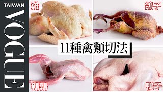 五分鐘雞肉完美去骨、雞翅俐落分解！11種「禽鳥類」分解法 How To Butcher Every Bird｜療癒廚房 | Vogue Taiwan #好家在我在家 #宅料理