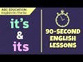 English On The Go #2: It's or Its