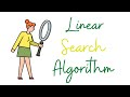 Linear Search Algorithm Code Visualization with Example | Code and TIME complexity | Codegeekslab