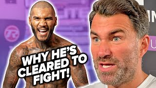Eddie Hearn DETAILS TRUTH why Conor Benn is allowed to fight in the US/ UK & targets Eubank Jr