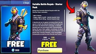 new starter pack rogue skin gameplay 5 - 2 new free fortnite skins