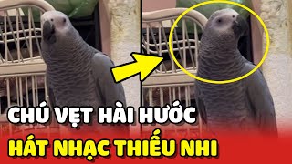 Cười xỉu với chú Vẹt có sở thích HÁT NHẠC THIẾU NHI 😂 | Yêu Lu