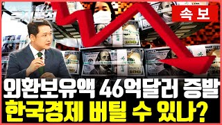 [속보] 외환보유액 46억 달러 급감... 강달러 장기화와 통화정책 딜레마 [즉시분석]